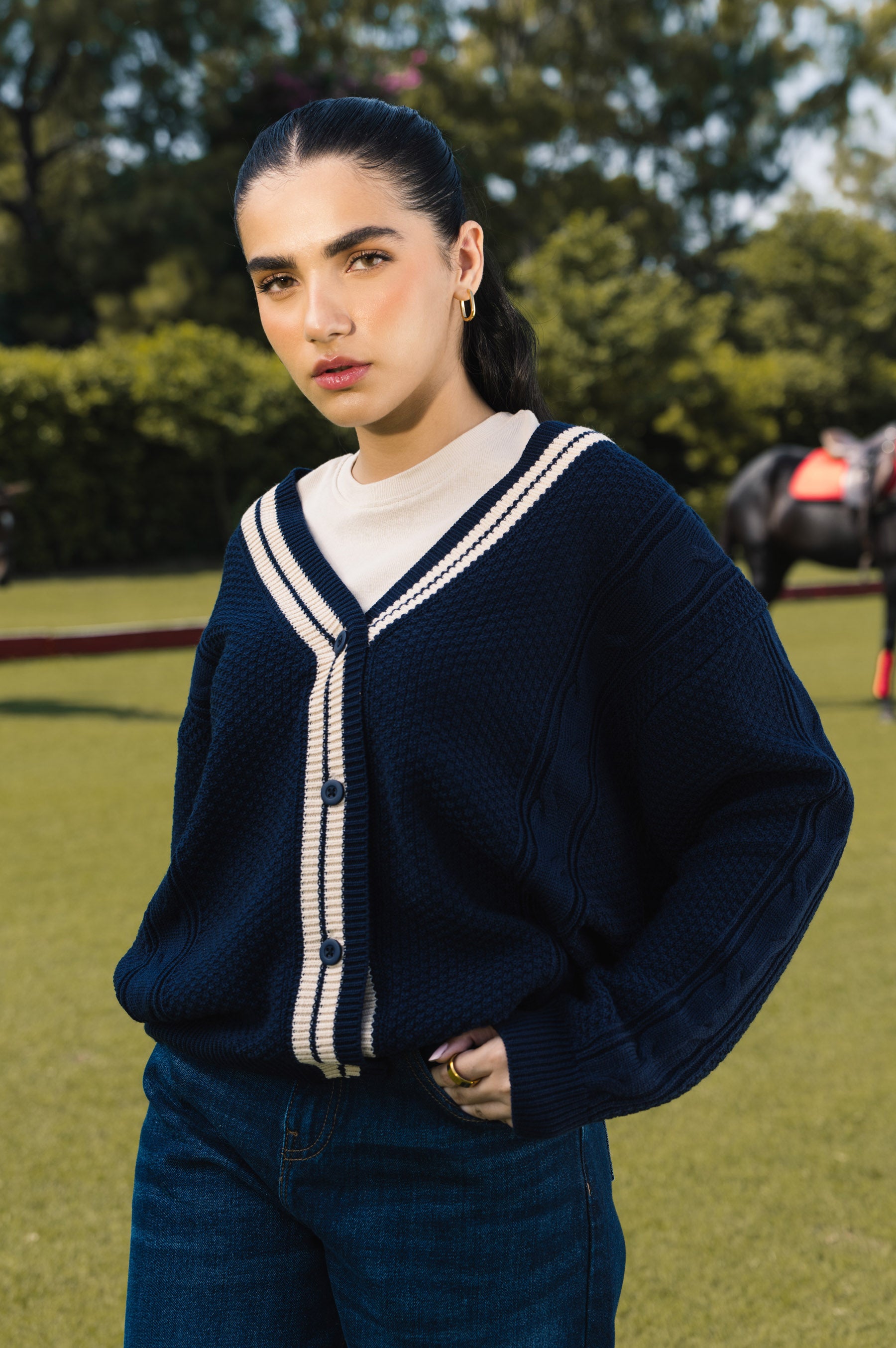 Button Down Sweater